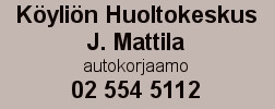 Köyliön Huoltokeskus J. Mattila logo